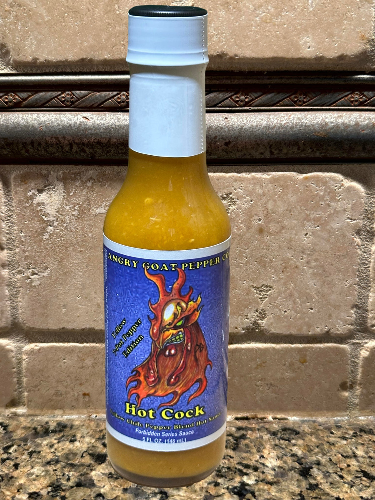 Angry Goat Hot Cock Yellow Chile Pepper Blend Hot Sauce - Hot Sauce Lover